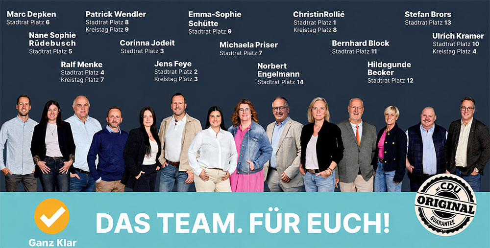 Gruppenbild vom Stadtrat
